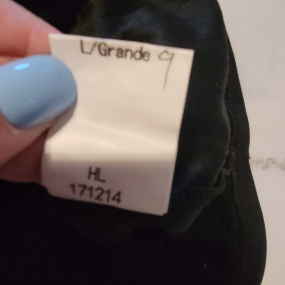 Paradiso Black and Gold Rhinestone Gem Embellished Mini Halter Dress Size Large - Picture 15 of 15